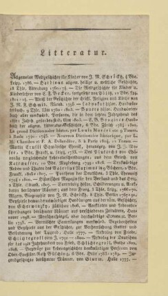 Litteratur