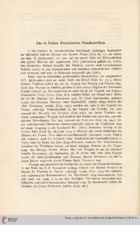 Die in Italien illuminierten Handschriften