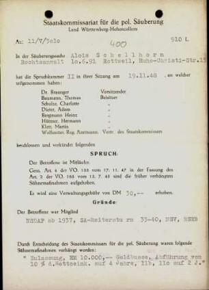 Schellhorn, Alois