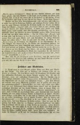 Frisches aus Westfalen