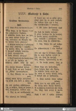 XXXV. Modlenje k Bohu