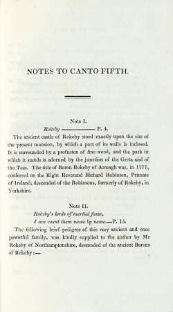 Notes to Canto Fifth
