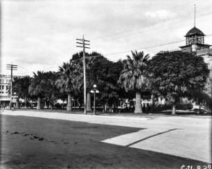 Marktplatz in Phoenix (Transkontinentalexkursion der American Geographical Society durch die USA 1912)