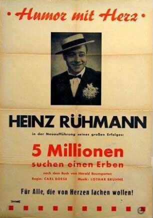 Fünf Millionen suchen einen Erben