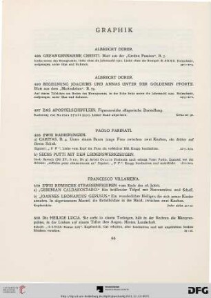 Graphik (Nr. 495-558)