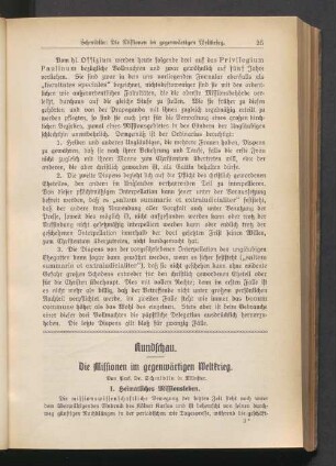 Rundschau. Die Missionen im gegenwärtigen Weltkrieg