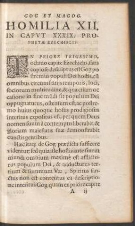 Homilia XII. In Caput XXXIX. Prophetae Ezechielis.