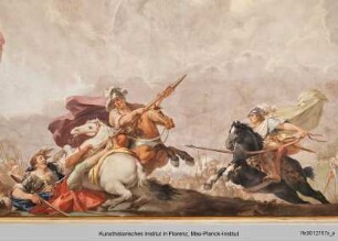 Deckenbild mit Szenen aus dem Orlando Furioso