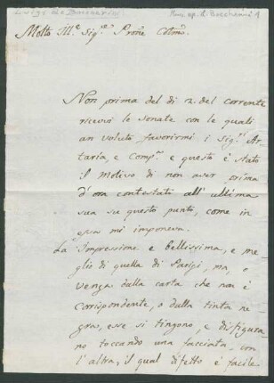 Brief an Carlo Emanuele Andreoli ; 05.06.1781