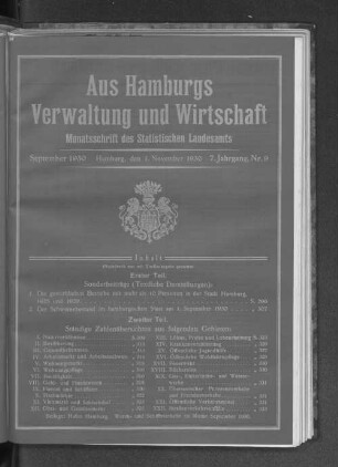 7. Jahrgang., Nr. 9, September 1930
