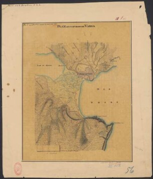 Plan des environs de Varna