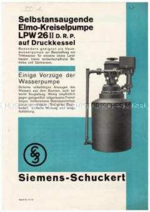 Selbstsaugende Kreiselpumpe