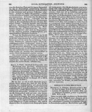 Guillebert, A.: Sermons' prêchés à Berlin dans le temple de la Frédérichstadt. Les dimanches 29 septembre et 6 octobre 1833. Neuchatel: Attinger 1833