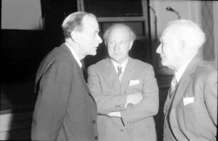 9. Tagung 1959 Physiker: Paul Dirac, Werner Heisenberg, Max Born