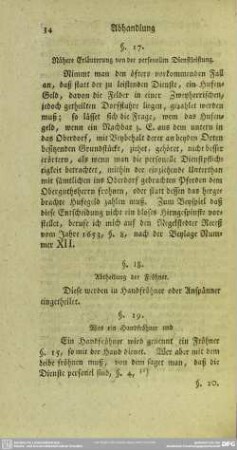 §. 19. Was ein Handfröhner und