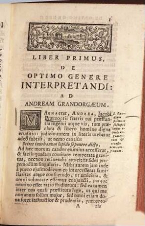 Petri Danielis Huetii Opuscula duo ... : quorum unum est De optimo genere interpretandi et De claris interpretibus; alterum De origine Fabularum Romanensium ...