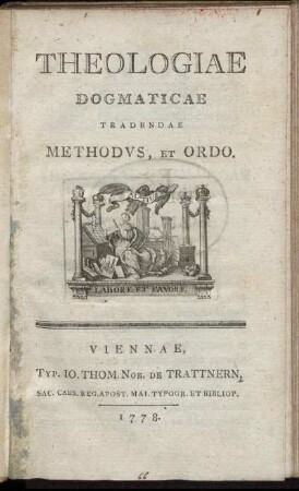Theologiae Dogmaticae Tradendae Methodus, Et Ordo
