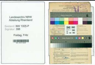 Entnazifizierung Fritz Freitag , geb. 10.03.1907 (Gelderheber)