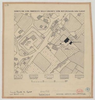 Anröchte (Kreis Lippstadt): Gemeinde Anröchte. Dorfplan