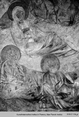 Marienszenen : Die Apostel (als 13. Paulus) am Sterbelager Mariens