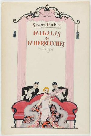 Mappe des Mode-Almanachs "Falbalas et Fanfreluches 1925"