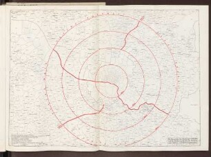Die Gemeinden des Hamburger Umlandes und die Gliederung des Raumes Hamburg nach Sektoren und Entfernungszonen
