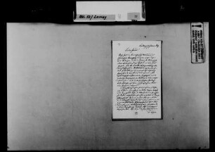 Schreiben von Adolph Vischer, Betberg, an August Lamey: Beileid zum Tod eines gemeinsamen Freundes.