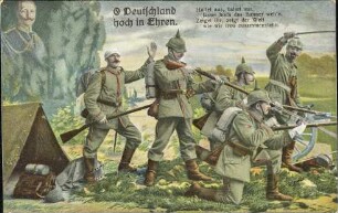 O Deutschland hoch in Ehren - Haltet aus, haltet aus [...]