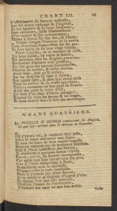 Chant Quatrieme