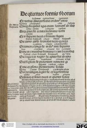 [Septimum capitulum] De quatuor formis verborum