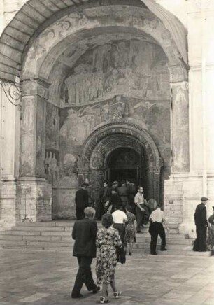 Moskau. Erzengel-Michael-Kathedrale (1505/1508; Aloisio der Neue). Portal