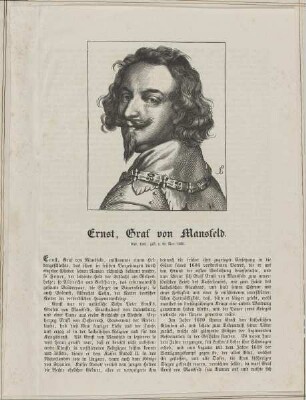 Bildnis des Grafen Ernst von Mansfeld