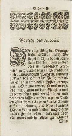 Vorrede des Autoris.