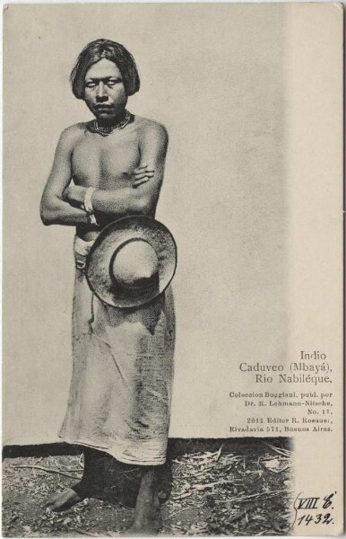 "Indio Caduveo (Mbayá), Rio Nabiléque"