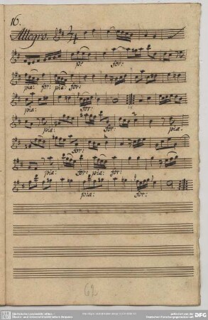 16. Allegro, D-Dur