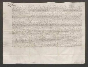 Schuldbrief des Bischofs Philipp von Speyer gegenüber dem Stift Jung-St. Peter zu Straßburg über 1000 Gulden zu 4 Prozent.