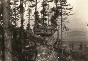 Zittauer Gebirge. Wackelstein am Töpfer