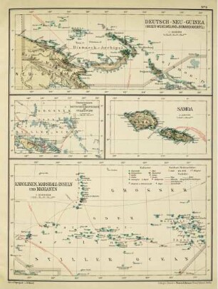 Nr. 9: Deutsch-Neu-Guinea. Samoa. Karolinen, Marshall-Inseln und Marianen