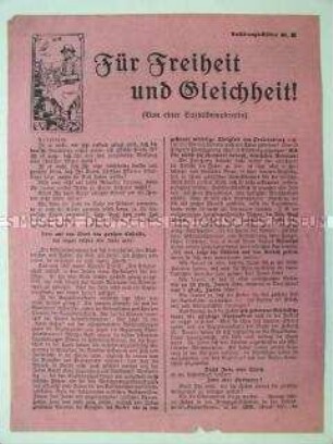 Propagandaflugblatt der Deutschen Erneuerungs-Gemeinde