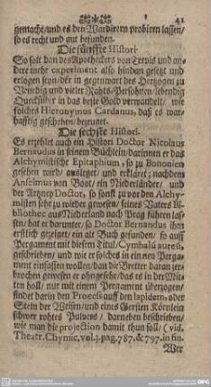 Die fünffte Histori.