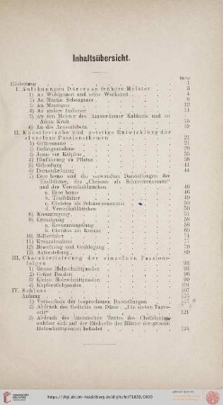 Inhaltsübersicht