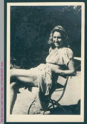 Porträt von Elly Steinmann