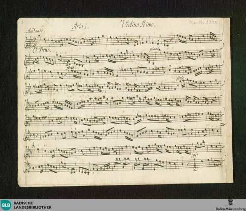 2 Sacred songs - Don Mus.Ms. 2245 : V, orch, org