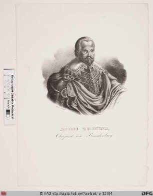 Bildnis Johann Sigismund, Kurfürst von Brandenburg (reg. 1608-19)