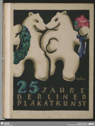 25 Jahre Berliner Plakatkunst [Titelblatt]
