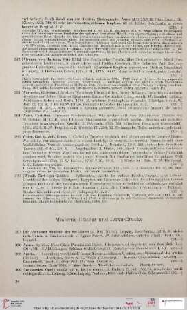 Moderne Bücher und Luxusdrucke (Nr. 397 - 547)