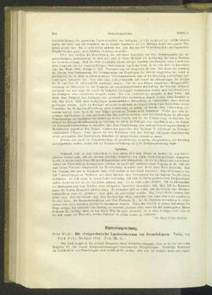 Bücherbesprechung.