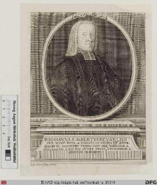 Bildnis Johann Albrecht Bengel