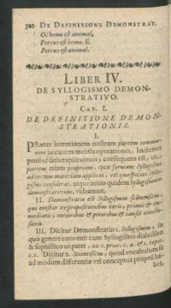 Cap. I. De Definitione Demonstrationis.