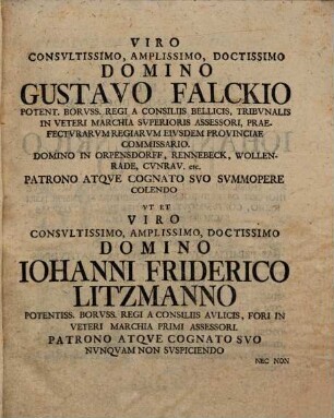 Diss. theol. de imputatione peccati Adamitici posteris facta
